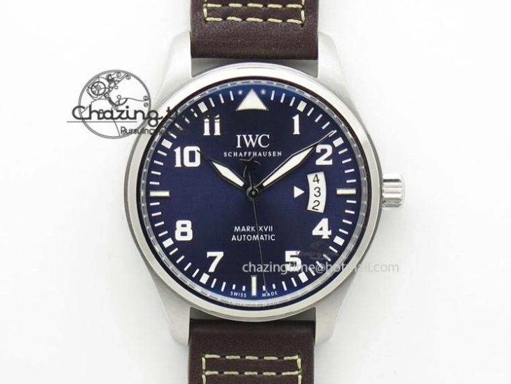 MIROTIME 0127 Portugieser Automatic SS IW501704 APSF 1:1 Best Edition Blue Dial on Black Leather Strap A HighPerformance 7008